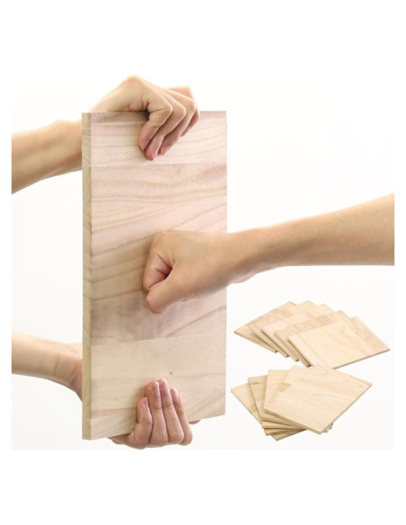 Tabla de Rompimiento de Madera Japard 10mm para Taekwondo y Karate