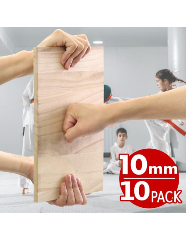 Tabla de Rompimiento de Madera Japard 10mm para Taekwondo y Karate