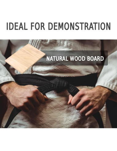 Tabla de Rompimiento de Madera Japard 10mm para Taekwondo y Karate