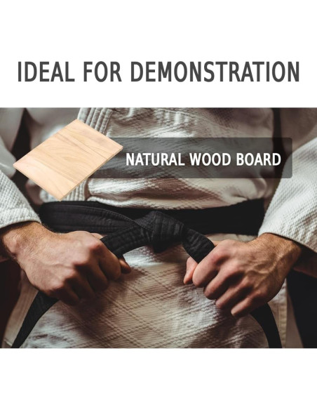 Tabla de Rompimiento de Madera Japard 10mm para Taekwondo y Karate