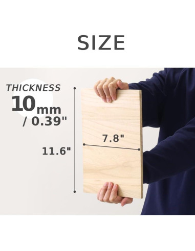 Tabla de Rompimiento de Madera Japard 10mm para Taekwondo y Karate
