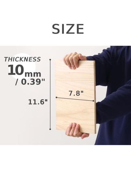 Tabla de Rompimiento de Madera Japard 10mm para Taekwondo y Karate