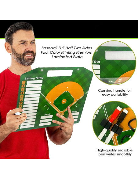 Tablero Magnético de Alineación de Béisbol SRG 36x30 cm