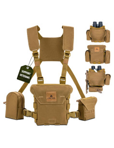 Arnés de Binoculares Impermeable Lone Trail - Funda Silenciosa