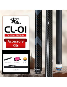 Palo de Billar CRICAL CL-01 Fibra de Carbono 147cm 12.5mm 2