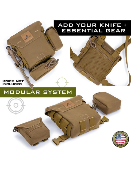 Arnés de Binoculares Impermeable Lone Trail - Funda Silenciosa