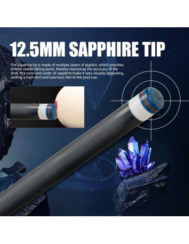 Palo de Billar CRICAL CL-01 Fibra de Carbono 147cm 12.5mm