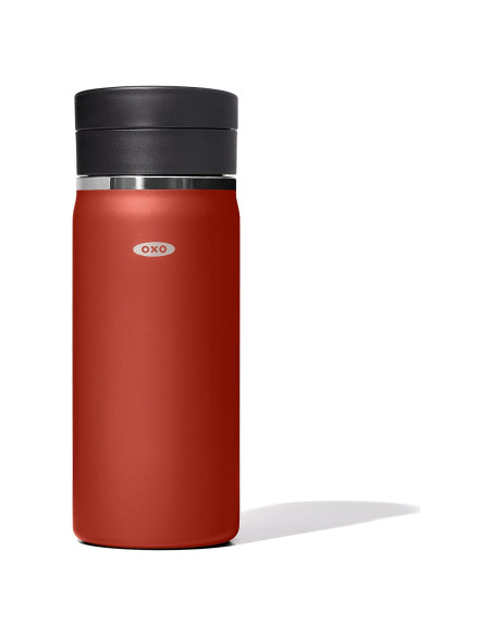 Taza Térmica OXO 16oz Acero Inoxidable Terracota a Prueba de Fugas