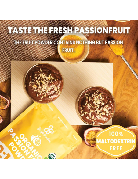 Polvo de Fruta de la Pasión Orgánico Jungle Powders 141.75g