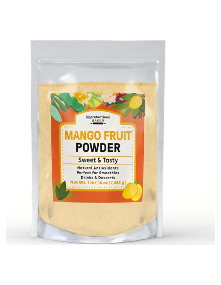 Polvo de Fruta de Mango Sin Pretensiones 0.45 kg - Mezcla para Bebidas