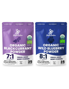 Paquete de Polvo de Grosella Negra y Arándano Silvestre Jungle Powders 142g