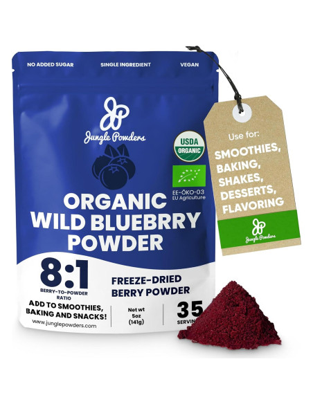 Paquete de Polvo de Grosella Negra y Arándano Silvestre Jungle Powders 142g