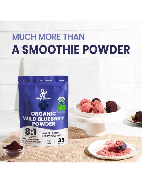 Paquete de Polvo de Grosella Negra y Arándano Silvestre Jungle Powders 142g