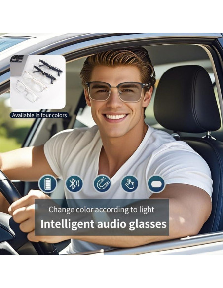Gafas Inteligentes Bluetooth M9 Pro Lentes Polarizadas UV400