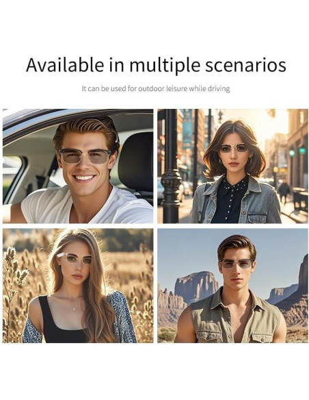 Gafas Inteligentes Bluetooth M9 Pro Lentes Polarizadas UV400