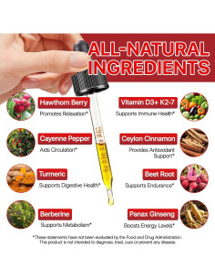 Gotas de Pimienta de Cayena QYCOTXYR 60 ml - Suplemento Saludable 2