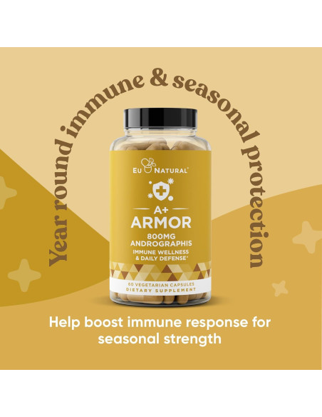 A+ Andrographis Pura 800 Mg - 60 Cápsulas Veganas