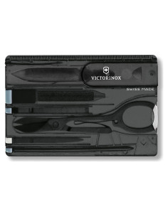 Victorinox Swiss Card Classic Negra Multi-Herramienta 10 Funciones