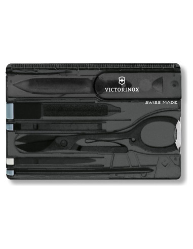 Victorinox Swiss Card Classic Negra Multi-Herramienta 10 Funciones