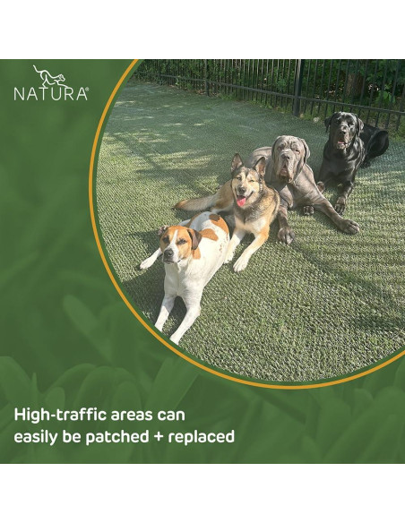 Césped Artificial Natura PowerRun 0.91x7.62m para Perros