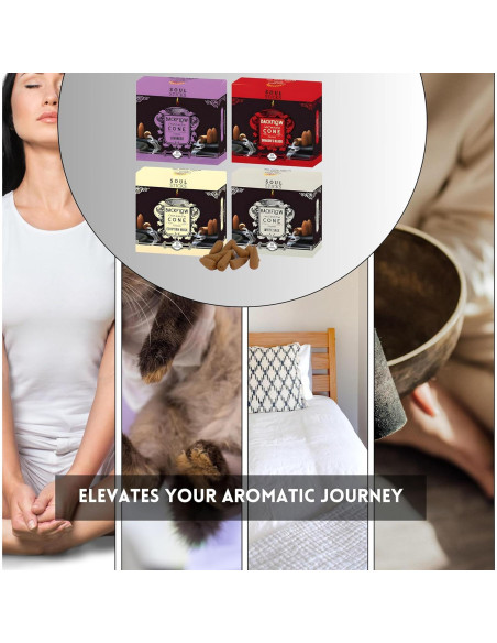 Conos de Incienso de Retroceso Soul Sticks Serenidad - 40 Unidades