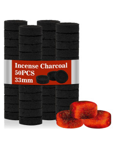Briquetas de Carbón Natural MAQIHAN para Incienso 50PCS
