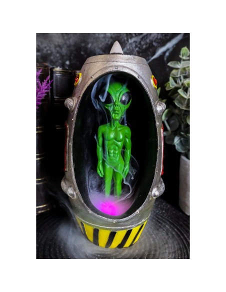 Quemador de Incienso Retroceso Alienígena Regalo Ebros 17 cm