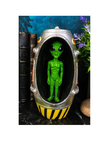 Quemador de Incienso Retroceso Alienígena Regalo Ebros 17 cm