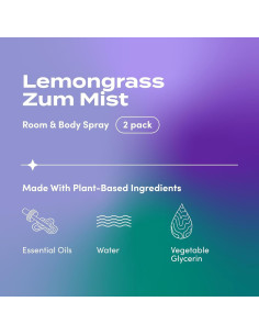 Spray Aromaterapia Indigo Wild Zum Mist 118 ml - Hierba de Limón 2