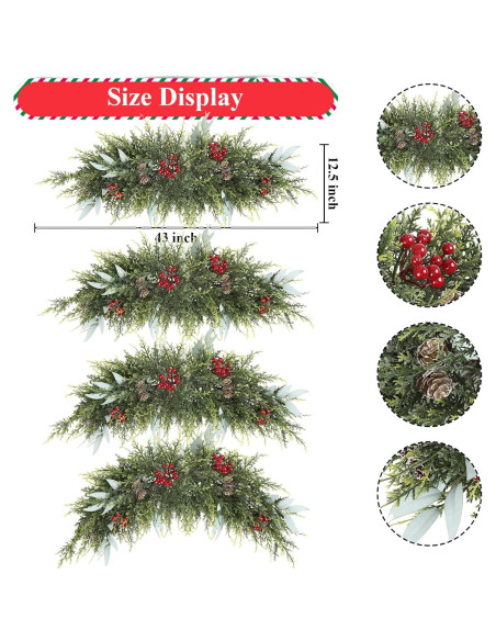 Adorno Navideño U'Artlines 69.85 cm con Piña y Berries
