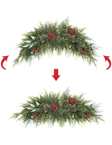 Adorno Navideño U'Artlines 69.85 cm con Piña y Berries