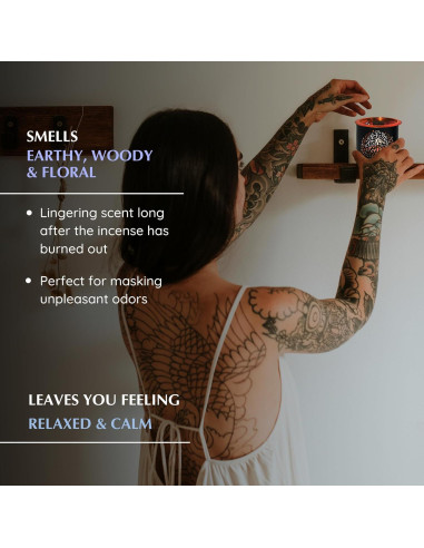 Bloques de Incienso Nag Champa Aromafume + Quemador Árbol de la Vida