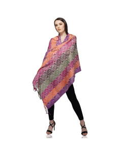 Chal de Meditación OMA Multicolor 63.5x182.9 cm 2