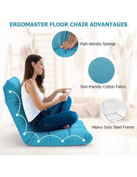 Silla de Videojuegos Ergonométrica ERGOMASTER Charles Cian