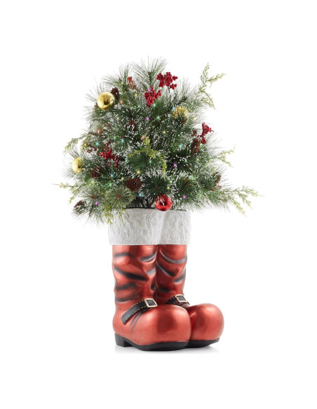Botas de Santa de Cerámica Casafield 101.6 cm con Vegetación