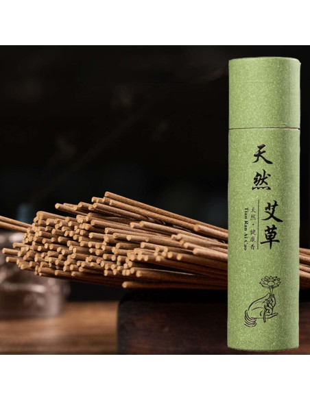 Incienso de Artemisa Natural TAOHUAJIANG - 330 Varitas