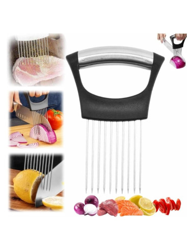 Soporte Cortador de Cebolla Acero Inoxidable OFY 14x9.2cm