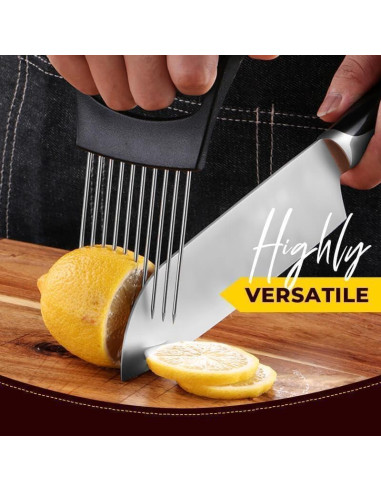 Soporte Cortador de Cebolla Acero Inoxidable OFY 14x9.2cm