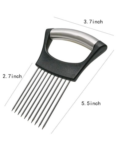 Soporte Cortador de Cebolla Acero Inoxidable OFY 14x9.2cm