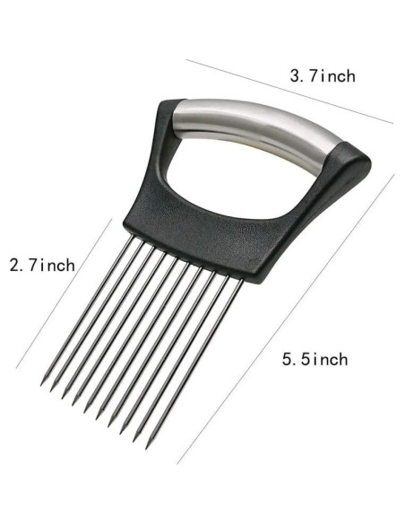 Soporte Cortador de Cebolla Acero Inoxidable OFY 14x9.2cm