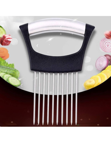 Soporte Cortador de Cebolla Acero Inoxidable OFY 14x9.2cm