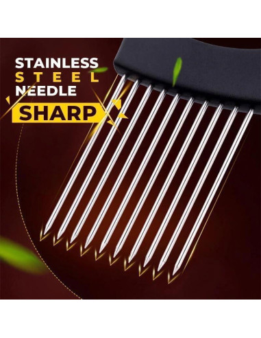 Soporte Cortador de Cebolla Acero Inoxidable OFY 14x9.2cm