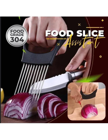 Soporte Cortador de Cebolla Acero Inoxidable OFY 14x9.2cm