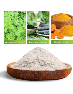 50 Almohadillas para Pies de Jengibre y Vinagre de Bambú 2