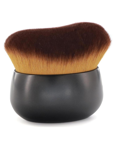 Brocha de Cuerpo DRIPOO Kabuki 80mm para Autobronceador - Negro