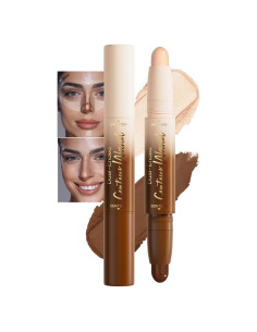 Barra de Contorno e Iluminador 2 en 1 IATMOMOD Nude Beige