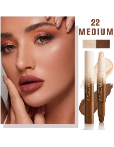 Barra de Contorno e Iluminador 2 en 1 IATMOMOD Nude Beige 2