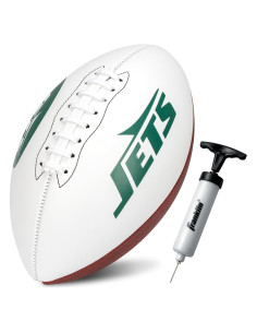 Balón de Fútbol Americano Autografiado Franklin Sports NFL - New York Jets