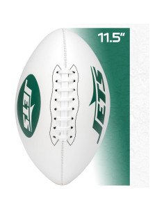 Balón de Fútbol Americano Autografiado Franklin Sports NFL - New York Jets 2