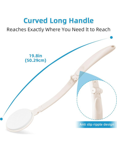 Aplicador de Loción Topfinder para Espalda y Piernas - 3 Cabezas